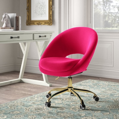 Kelly clarkson home lourdes discount velvet task chair